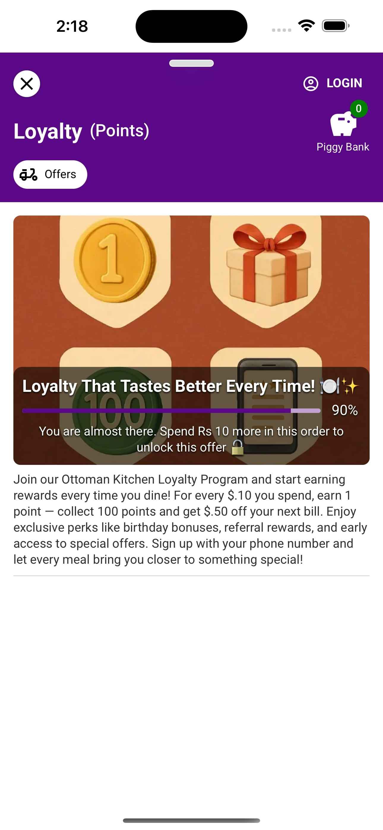 Offers