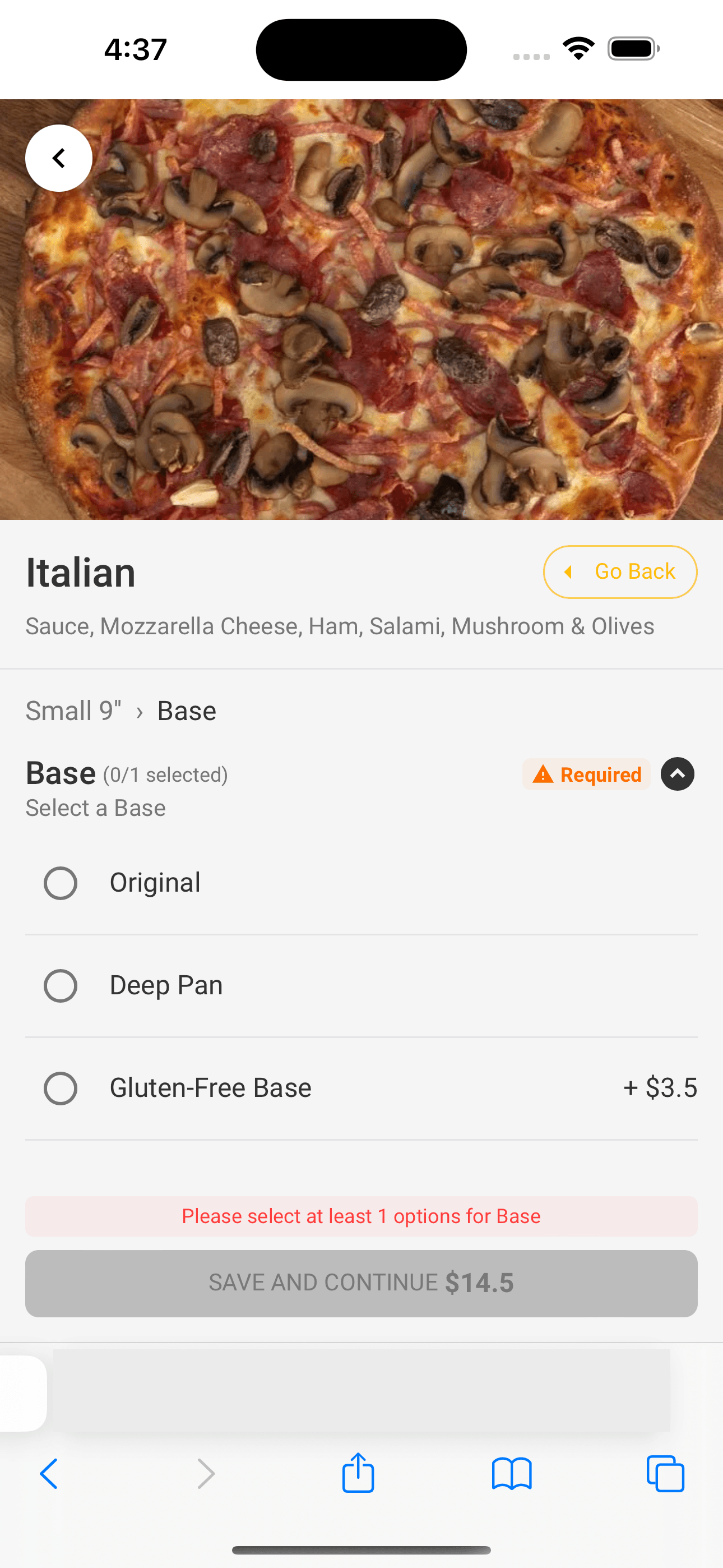 Online Ordering