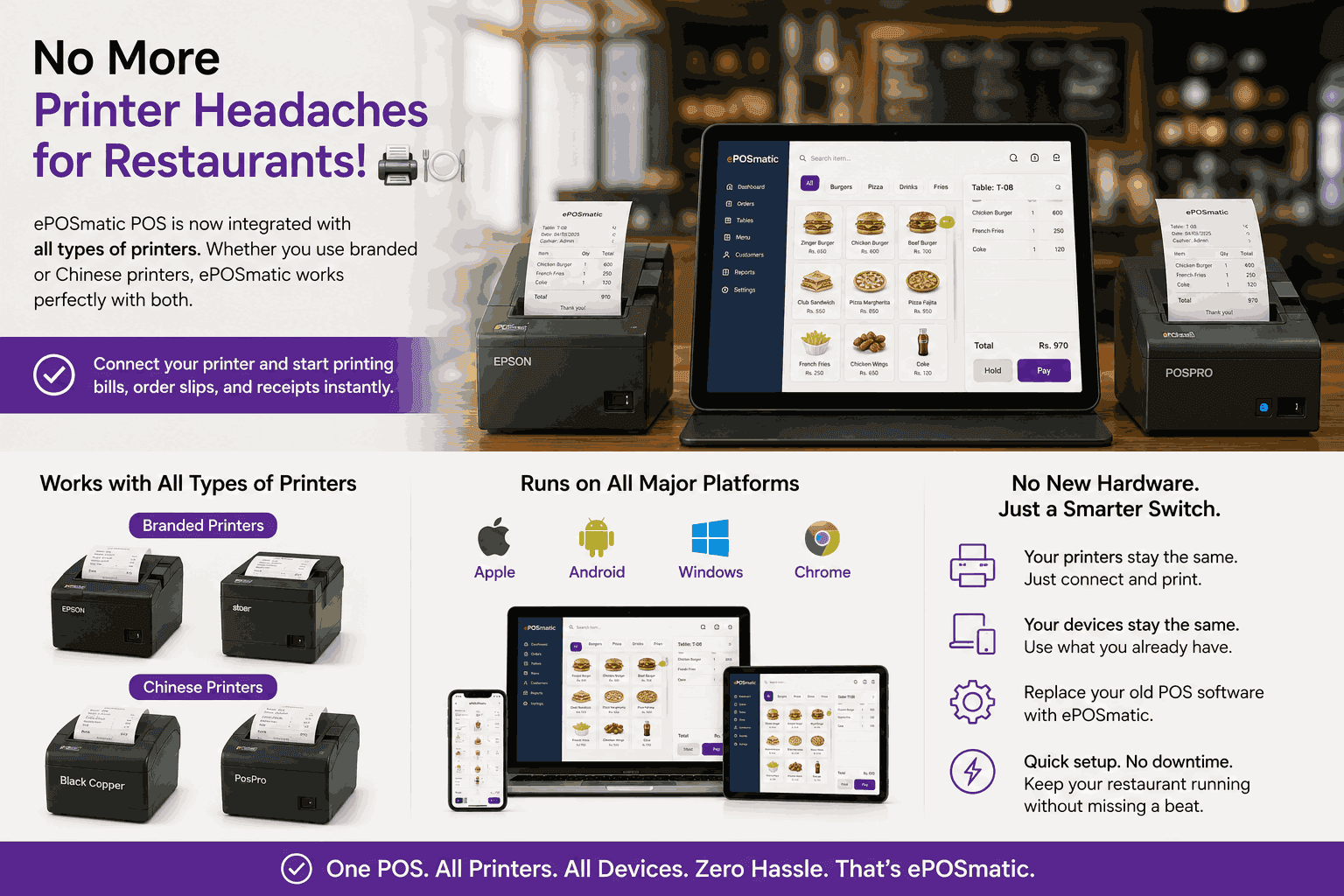 No More Printer Headaches for Restaurants