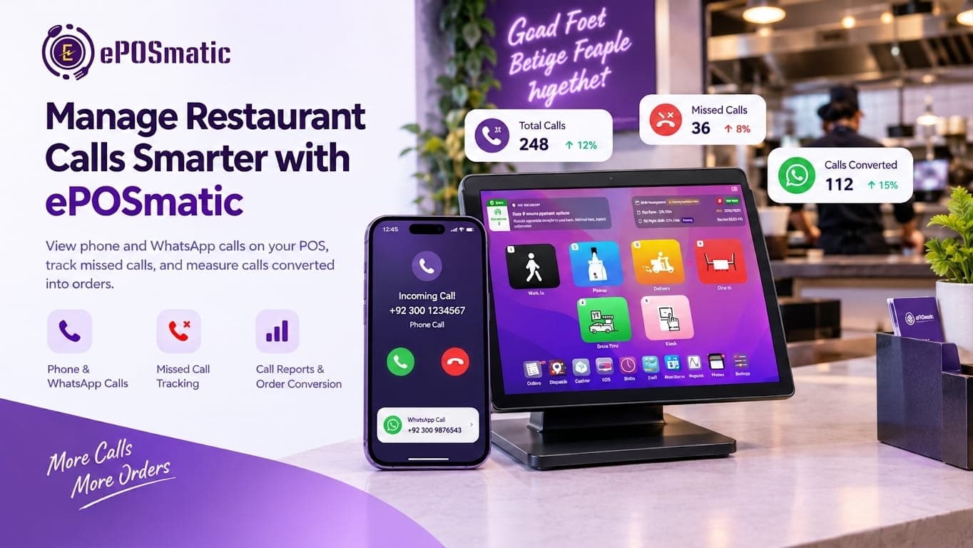 Manage Restaurant Calls Smarter with ePOSmatic