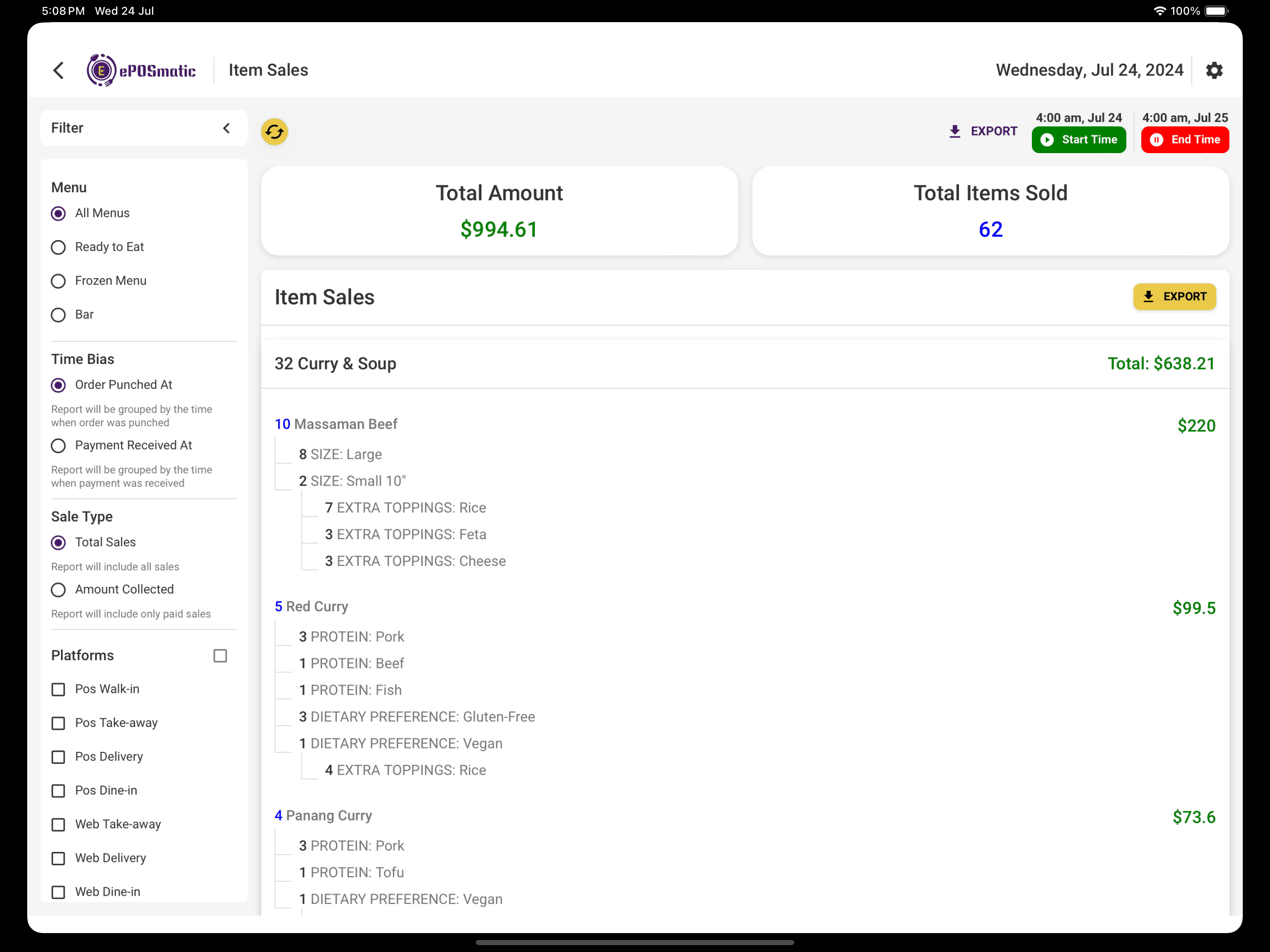 Detailed Reports